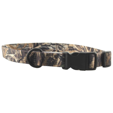 Omnipet Kwik Klip Adjustable Dog Collar 1" 18-26" Realtree Max-5 Camo