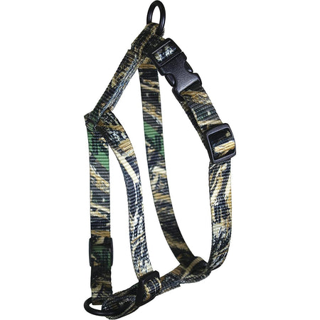 Omnipet Kwik Klip Adjustable Nylon Dog Harness 1" 1 Ply Realtree Max 5 Large
