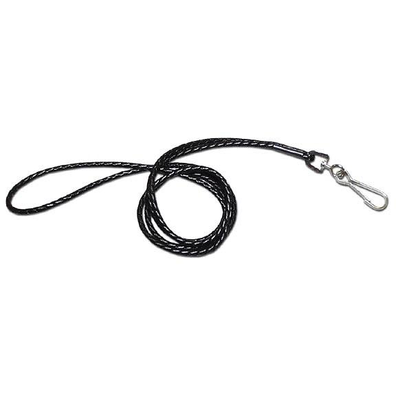 Omnipet 27" Braided Swivel Lanyard in Black