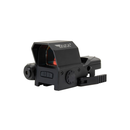 BSA Reflex Sight with Integrated Red Laser 33x24mm 4 Reticles QR Weaver/Picatinny Mount