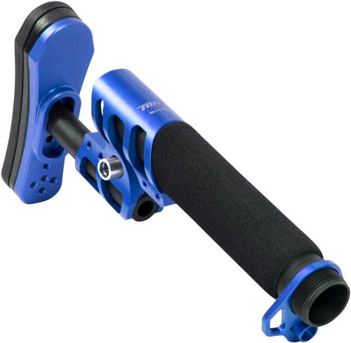 ODIN Zulu 2.0 Adjustable Stock with Padded Buffer Tube Blue AR-15