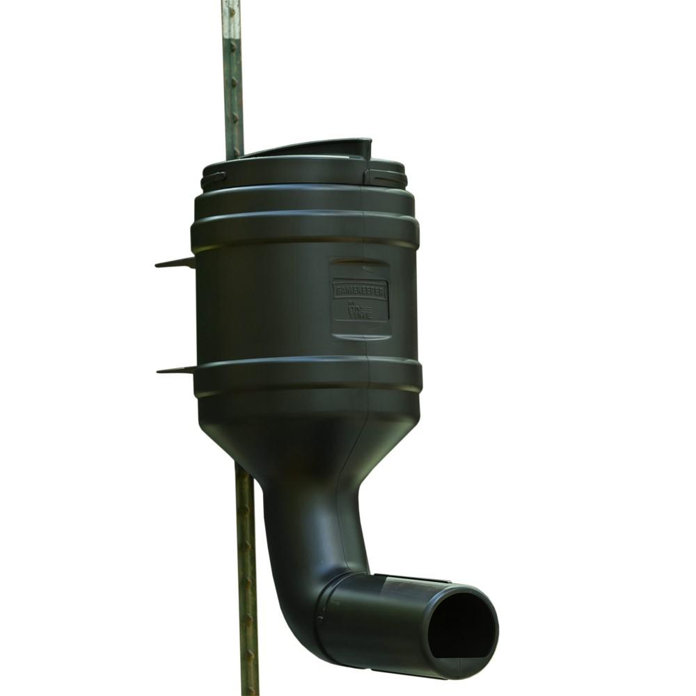 On Time Wildlife Mossy Oak Gamekeeper 80 lb T-Post Gravity Wildlife Feeder