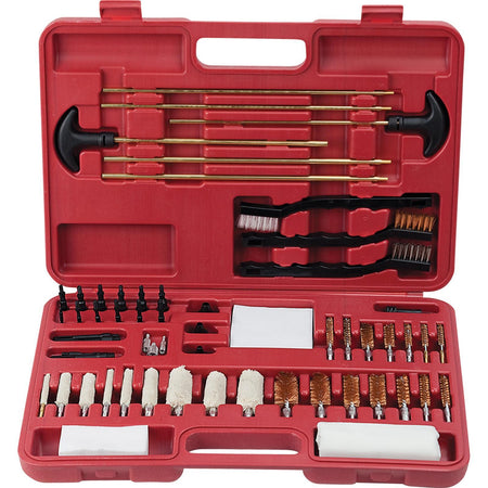 Outers 62-Piece Universal Gun Cleaning Kit Blow Molded Case