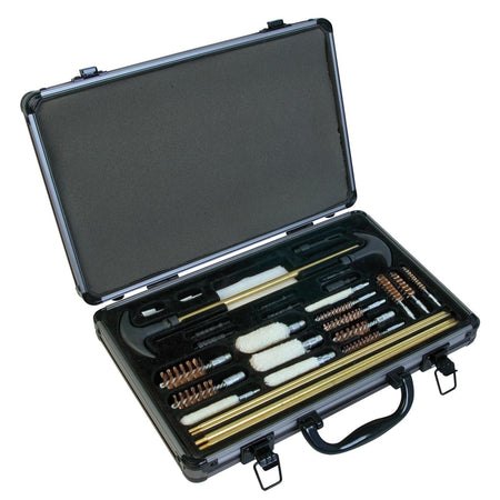 Outers 70091 Universal 32-Piece Firearm Cleaning Kit with Aluminum Case