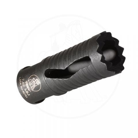 Troy Medieval Flash Suppressor 6.8/7.62mm 5/8"-24 Black Muzzle Device