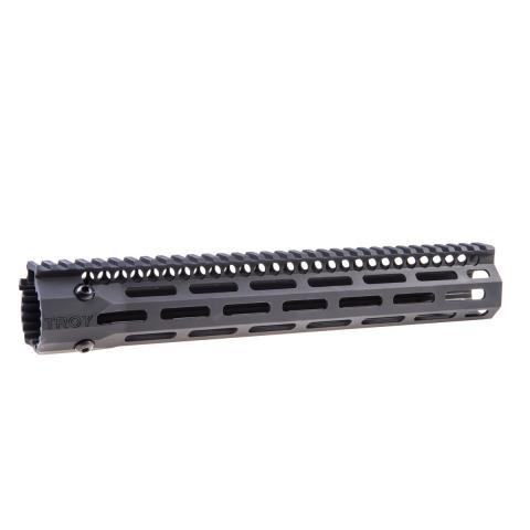 TROY BattleRail SOCC125 12.5 Inch Black Special Ops M-LOK Handguard Low Profile