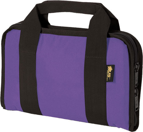 US Peacekeeper Attache Pistol Case Purple Holds 5 Magazines
