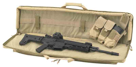 US Peacekeeper 42" RAT Rapid Assault Rifle Case Tan with Mag Pouch