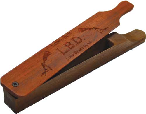 Pittman Game Calls LBD Long Box Call Padauk/Walnut