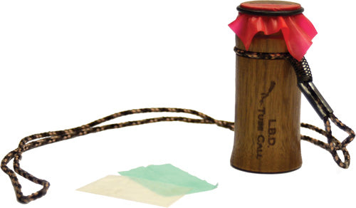 Pittman Game Calls Black Walnut LBD Tube Turkey Call with 3 Reeds