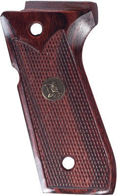 Pachmayr Laminated Wood Grips for Beretta 92FS Rosewood Checkered