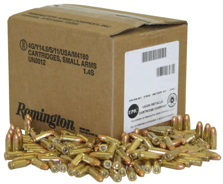 Remington UMC Bulk 9mm Luger / Parabellum 115 gr FMJ ammo