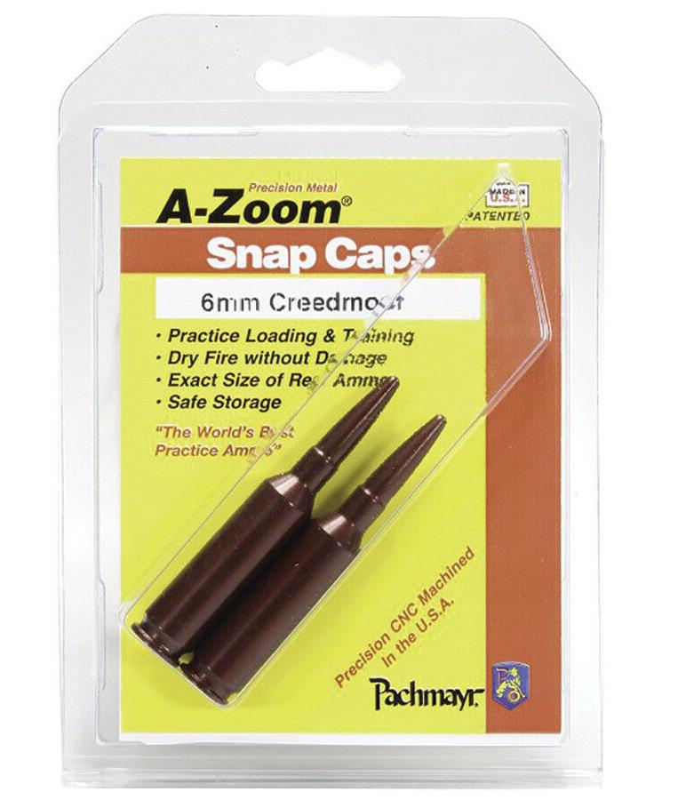 A-ZOOM 6mm Creedmoor Precision Snap Caps 2-Pack
