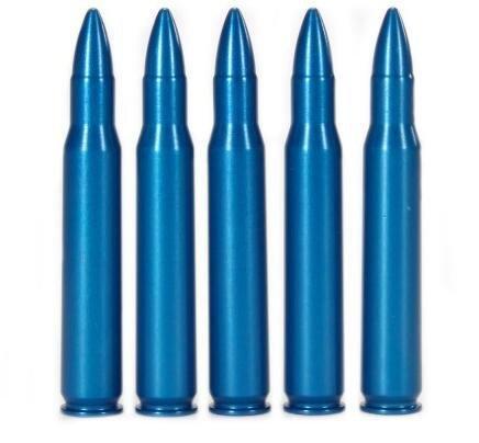 A-Zoom Aluminum Snap Caps .30-06 Blue 5-Pack Dummy Rounds
