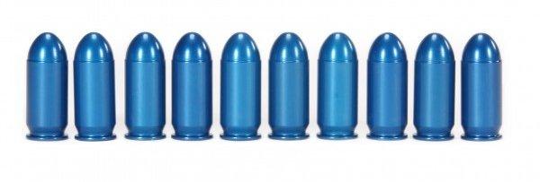 A-Zoom Aluminum Snap Caps .45 ACP Blue 10-Pack