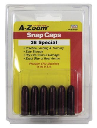 A-Zoom Metal Snap Caps .38 Special 6-Pack