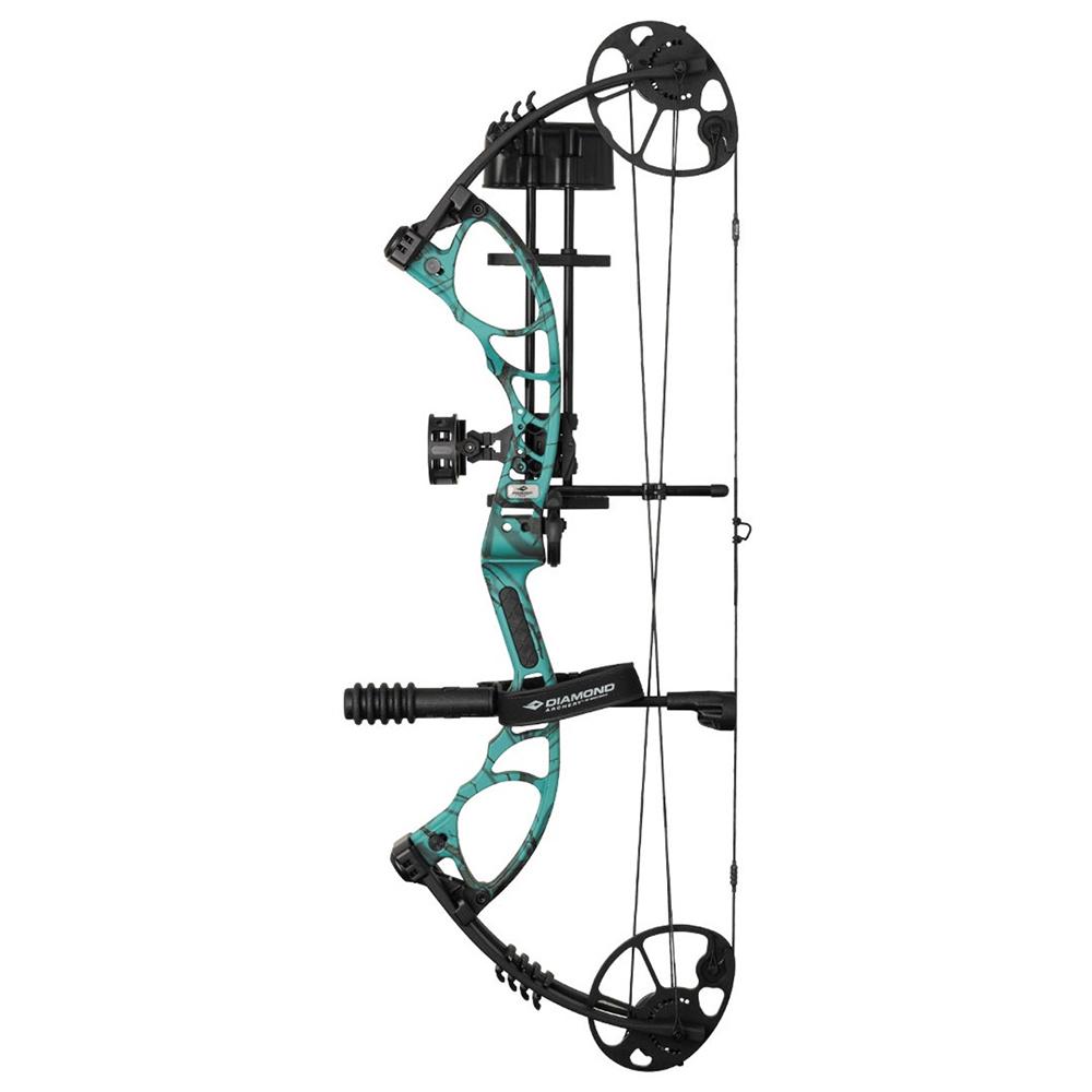 Diamond Archery Edge XT Compound Bow Right Hand Mossy Oak Teal Roots