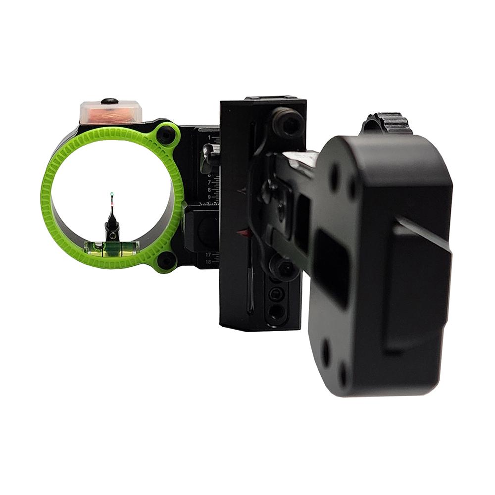 Black Gold Ascent Mountain Lite HD Dual Track 2 Pin Bow Scope Vertical 4in Dovetail RH