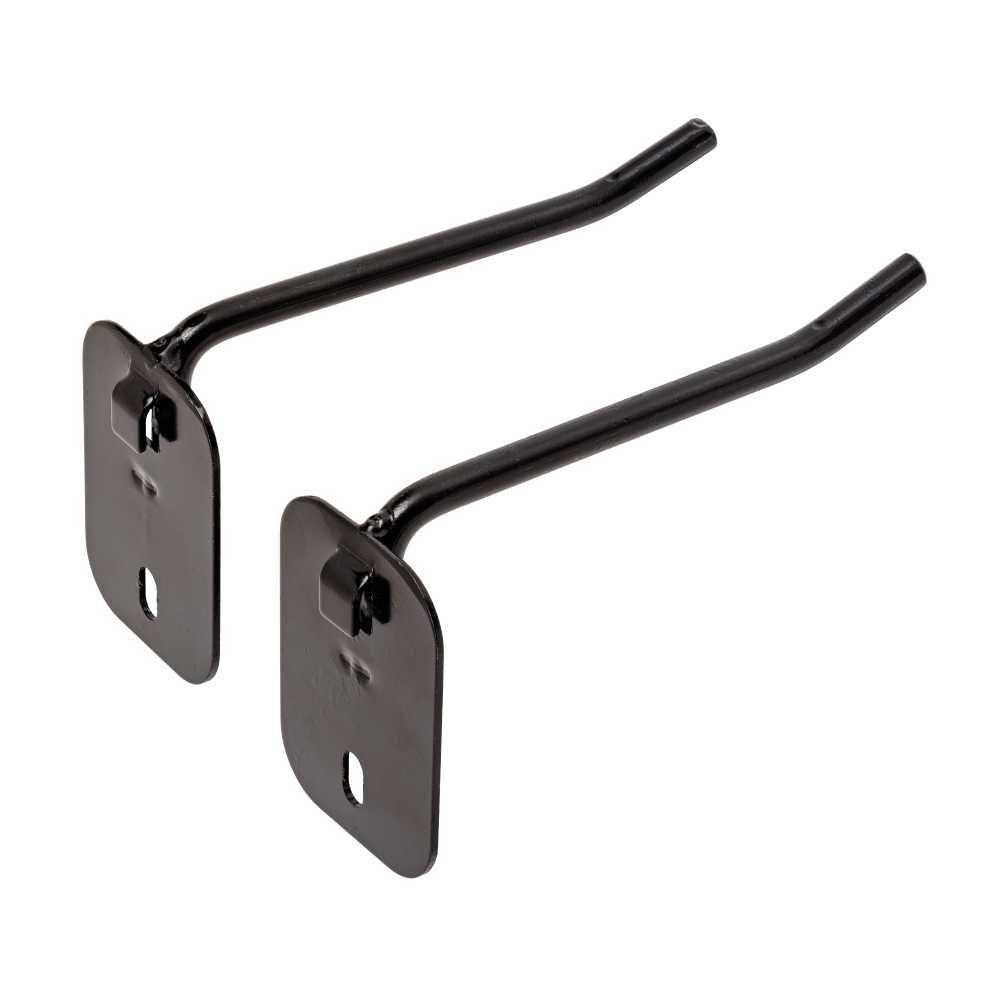 Hornady Square-Lok 4" Single Peg Hook - Black, 2-Count