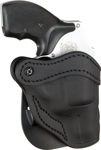 1791 PDHR1 OWB Paddle Holster Multi-Fit J-Frame Revolver and Similar Right Hand Black