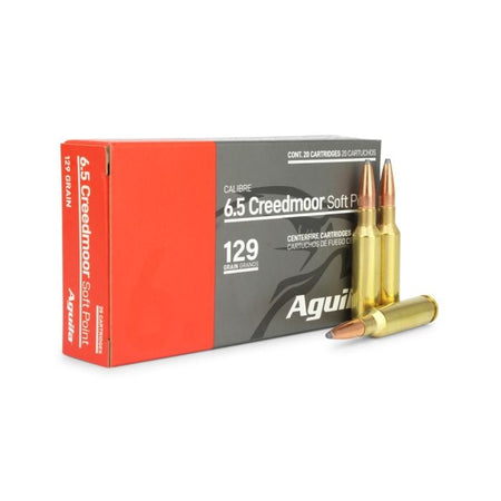 Aguila InterLock 6.5mm Creedmoor 129 gr JSP ammo