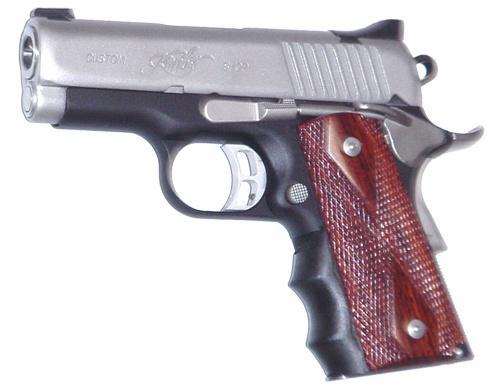 Pearce Grip 1911 Compact Rubber Finger Groove Insert for Side Panel Grips