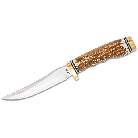 Schrade Uncle Henry Next Gen 153UH Fixed Blade Knife 4.9" Trailing Point Brown