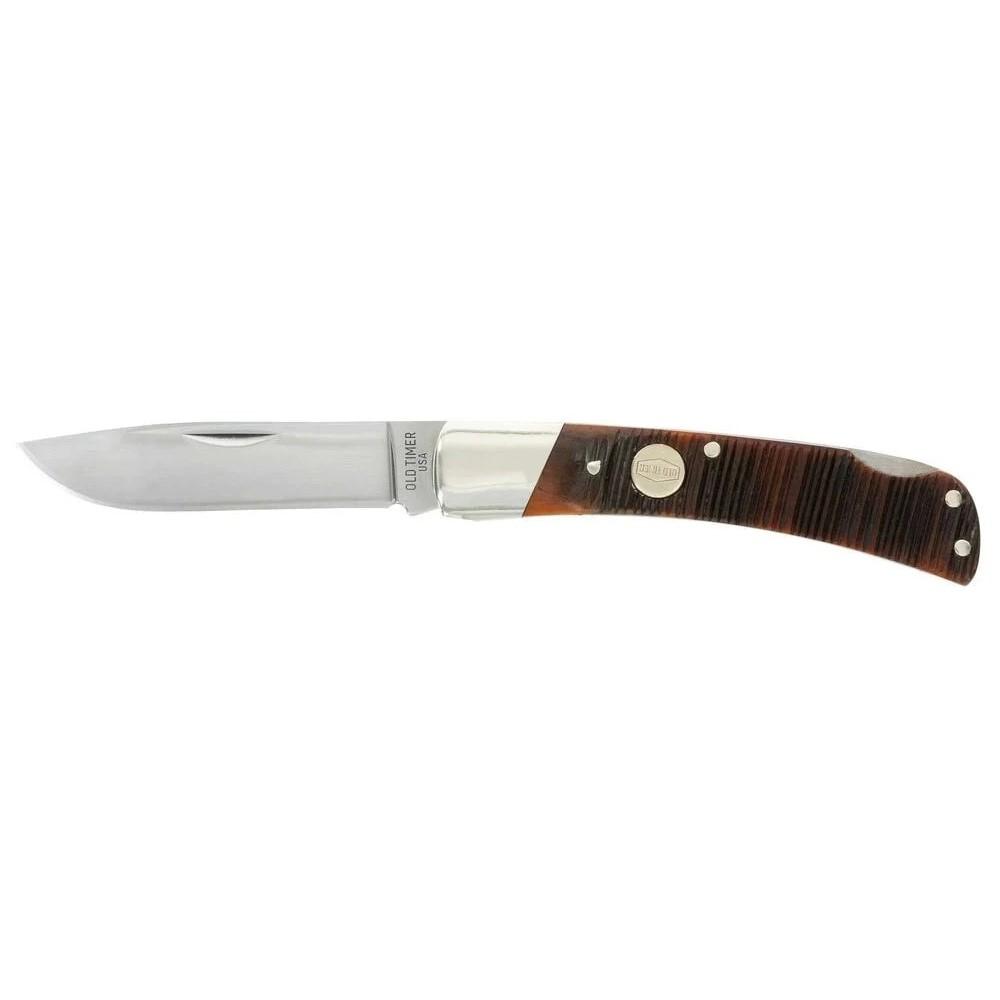 Old Timer Generational USA Bruin 5OTG Lockback Folding Knife 2-4/5" Blade Chestnut Bone Handle
