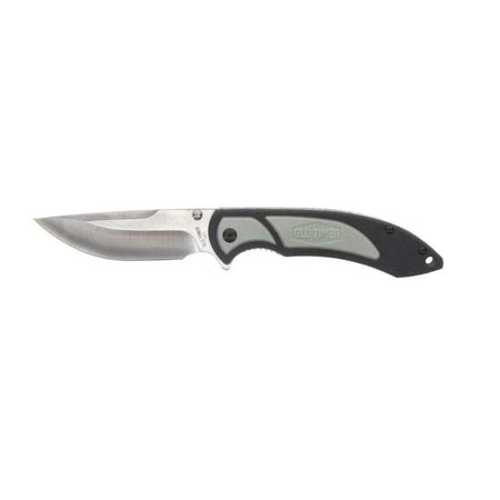 Old Timer Trail Boss Drop Point Folding Knife 3-1/2" Blade Black Handle