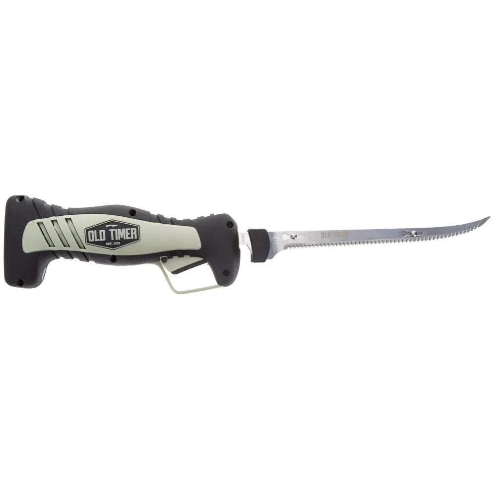 Old Timer Lithium Ion Electric Fillet Knife 8-Inch Blade Black