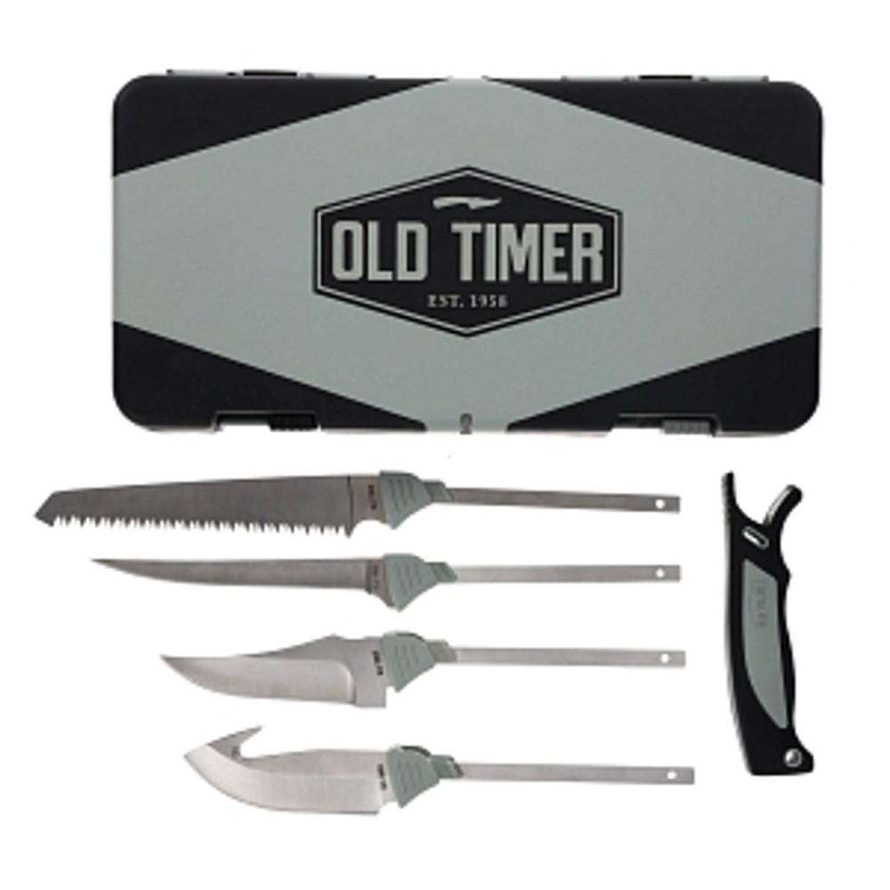 Old Timer Switch-It Hunting Knife Kit 5-Piece Interchangeable Blades