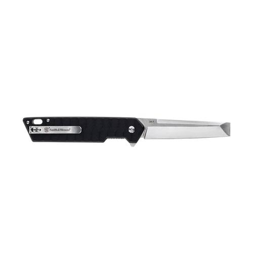 Smith & Wesson 24/7 Folding Cleaver Knife 3-1/4" Blade Black