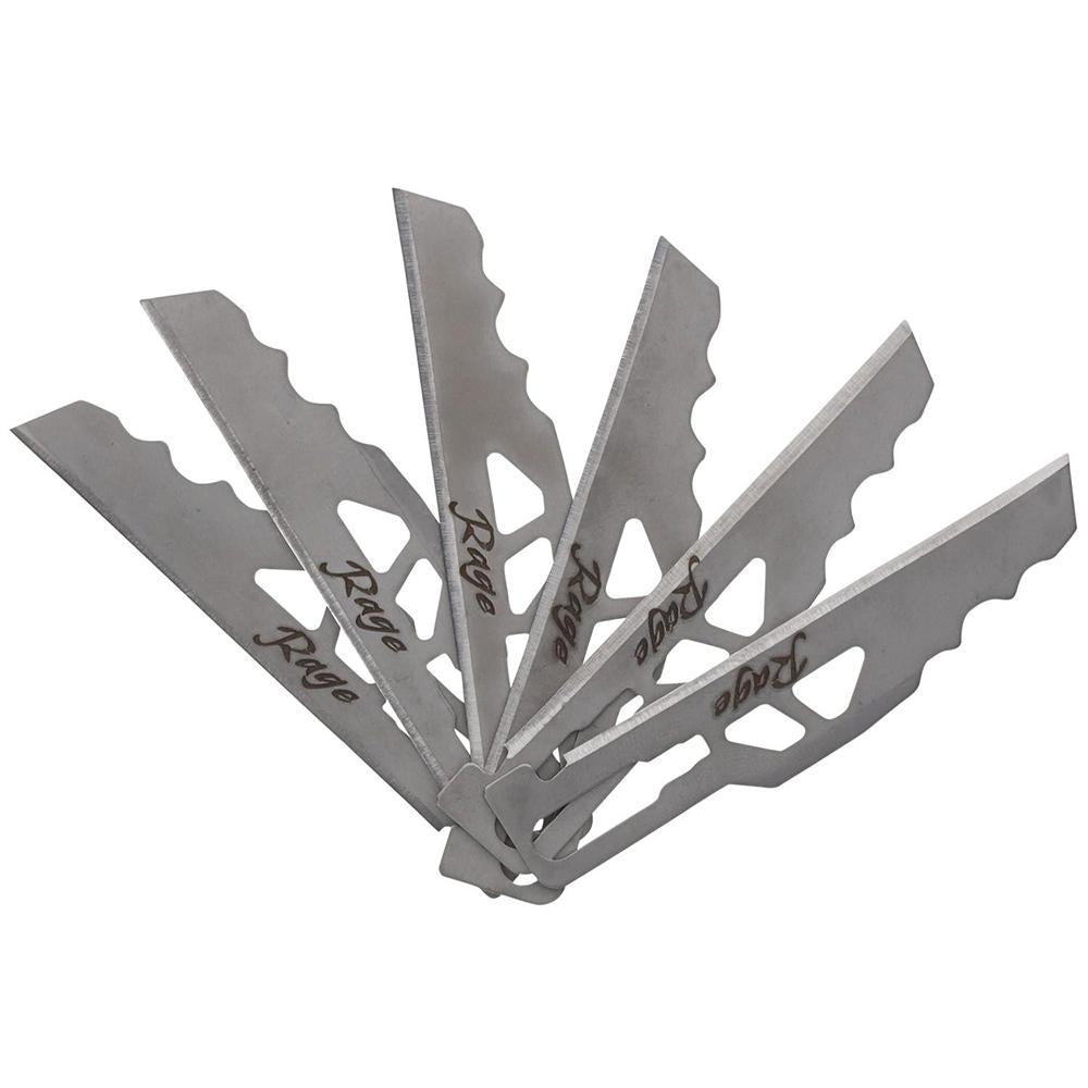 Schrade Enrage 6 Utility Combo Replacement Blades 420A Stainless 6-Count
