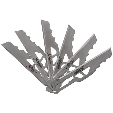 Schrade Enrage 6 Utility Combo Replacement Blades 420A Stainless 6-Count