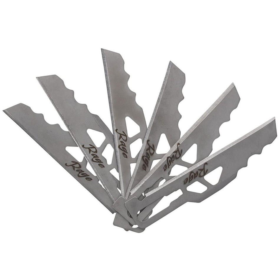 Schrade Enrage 6 Utility Combo Replacement Blades 420A Stainless 6-Count