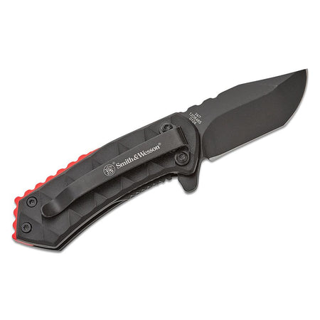 Smith & Wesson 24/7 Spring Assisted Folding Knife 1.9" Clip Point Black EDC