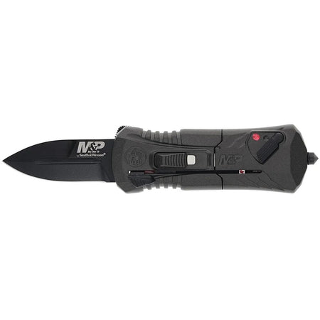 Smith & Wesson M&P Compact OTF Folding Knife 1.9" Spear Point Blade Grey