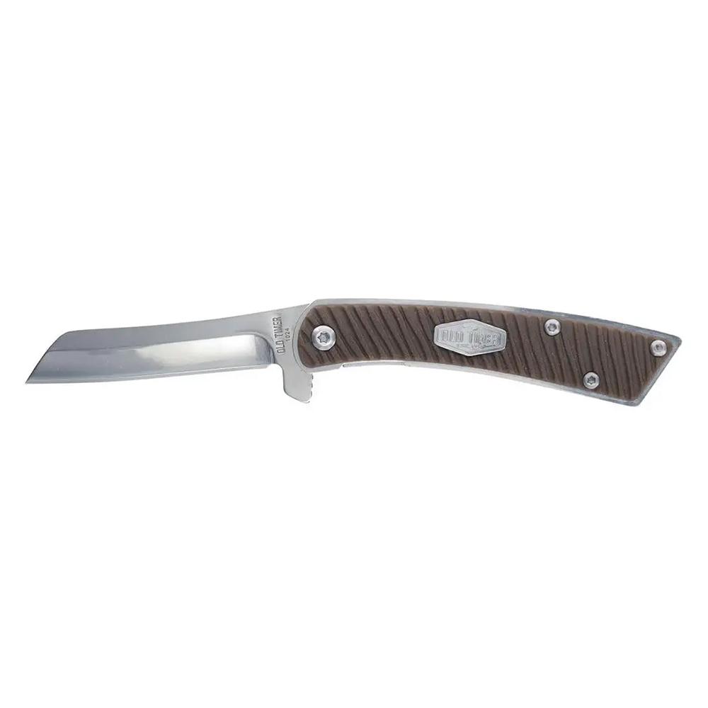 Old Timer Slim Folder Knife 2-3/5" Cleaver Blade Folding Pocket Knife