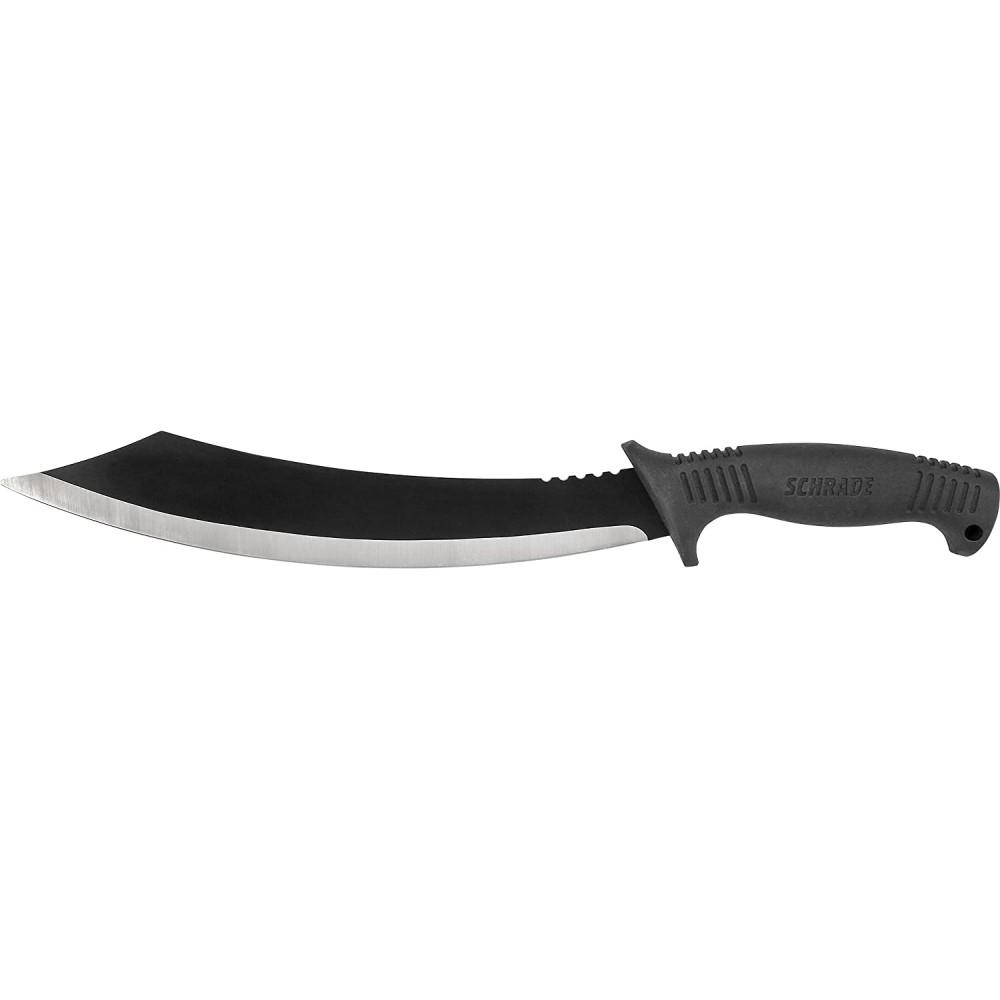 Schrade Mach 1 Fixed Blade Machete 12" Blade Black Finish