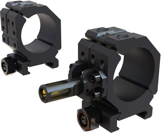 Wheeler Picatinny Rail Scope Rings 34mm Medium Height