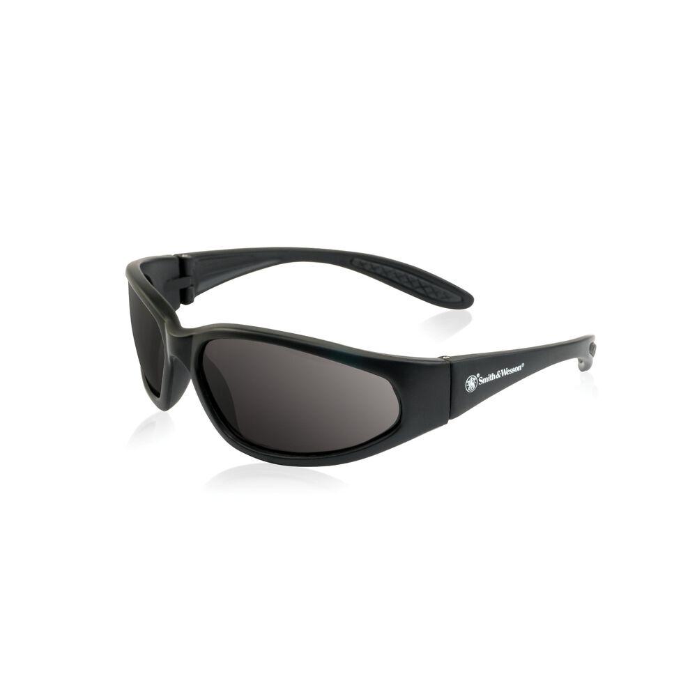 Smith & Wesson Sergeant Full Frame Shooting Glasses Black with Smoke Lens