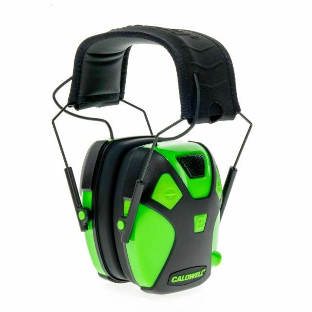 Caldwell E-Max Youth Pro Electronic Earmuffs Neon Green 23dB NRR