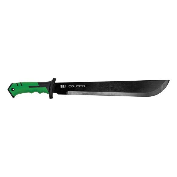 Hooyman Bush Machete 21-1/4" Stainless Steel Blade Green Handle