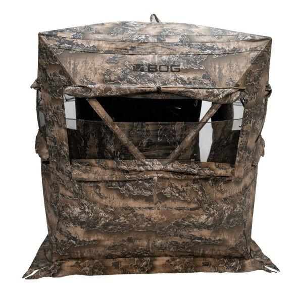 BOG Prevail Sitting Hub Ground Blind 600D Realtree Excape Camo