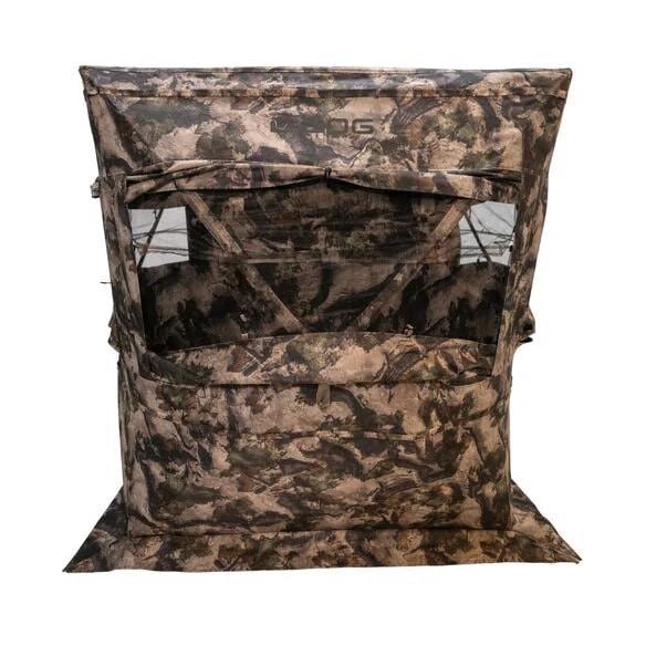 BOG Prevail Sitting Hub Ground Blind 600D Mossy Oak Terra Camo