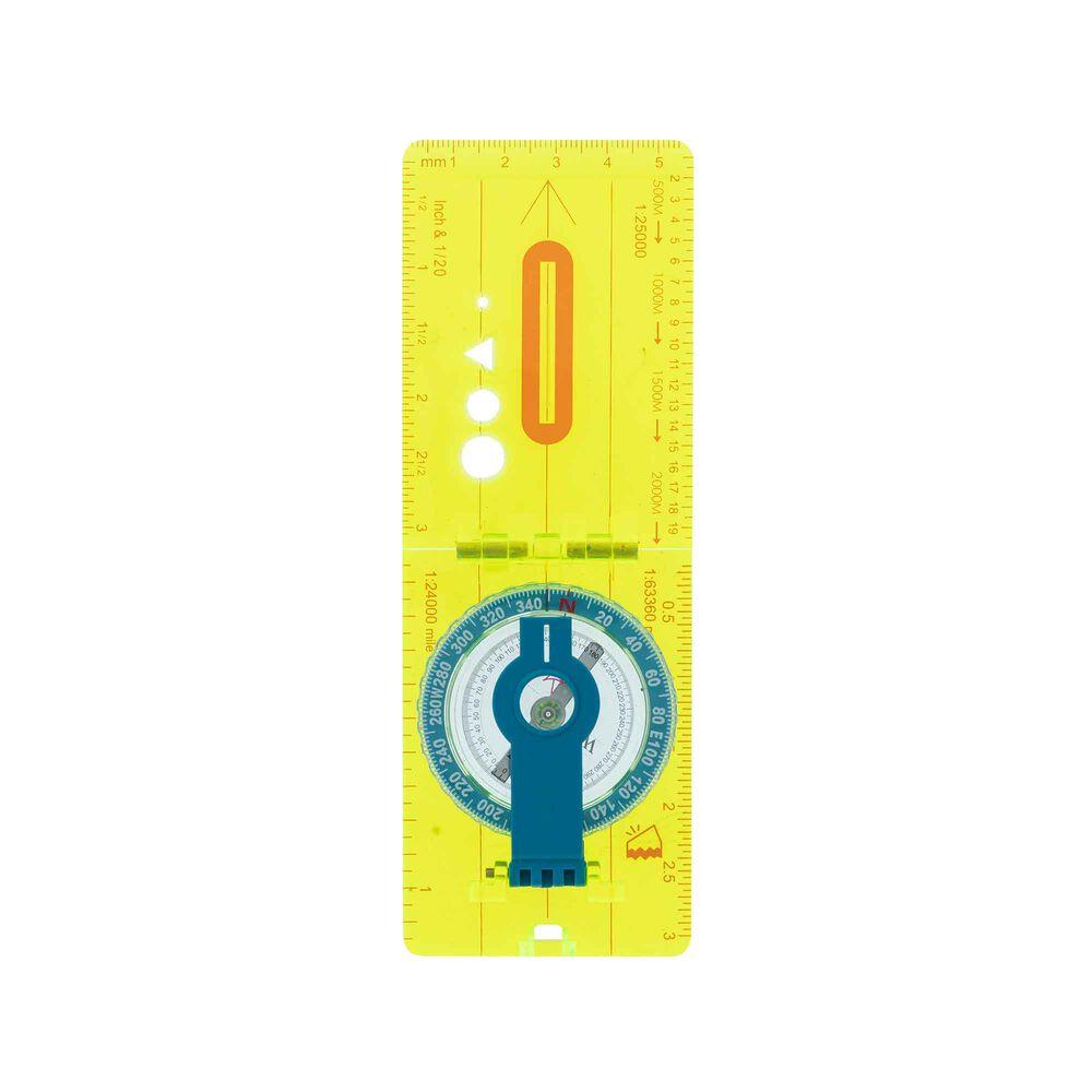 Ultimate Survival Hi Vis Lensatic Map Compass Fluorescent Green