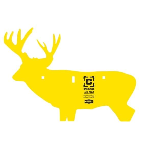 Caldwell AR500 33% Steel Deer Hanging Target Yellow 3/8" AR500