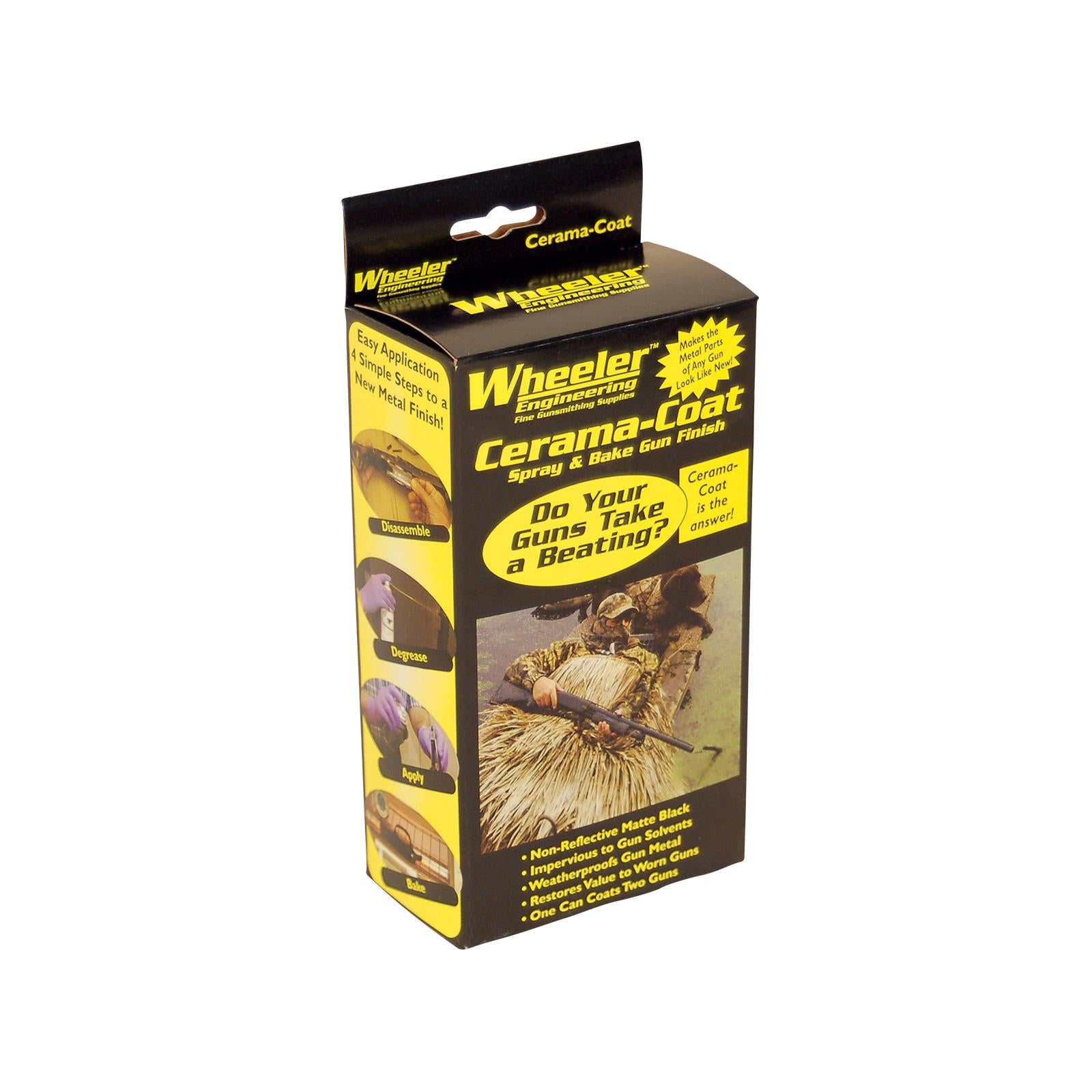 Wheeler Engineering Cerama-Coat Ceramic Firearm Finish Black 2oz
