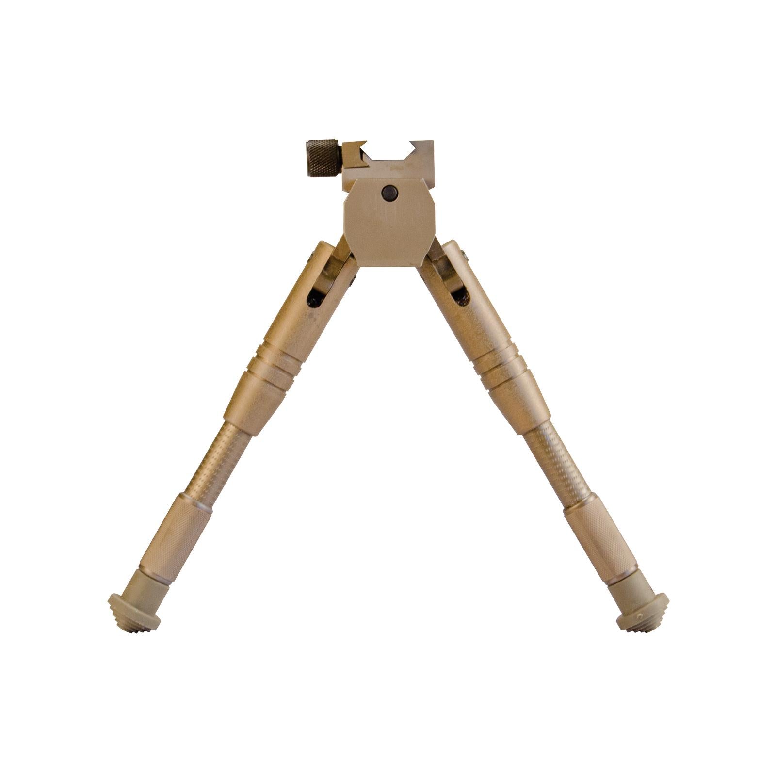 Caldwell AR Bipod Prone Picatinny Rail Mount Desert Tan