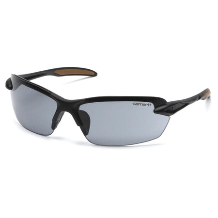 Pyramex Spokane Shooting Safety Glasses Black Frame with Grey Lens
